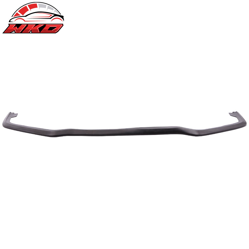 Fits 13-14 Subaru Legacy SM Style Front Bumper Lip Spoiler Unpainted Black PU