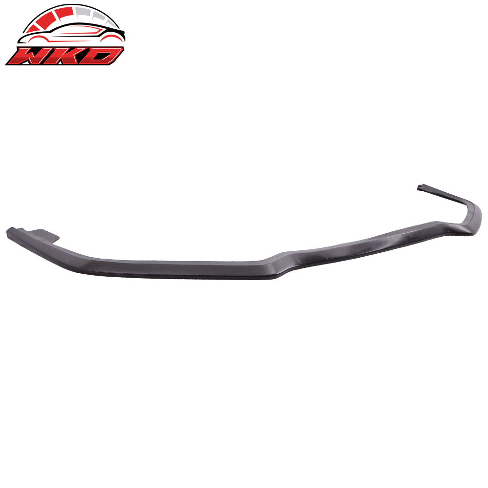Fits 13-14 Subaru Legacy SM Style Front Bumper Lip Spoiler Unpainted Black PU