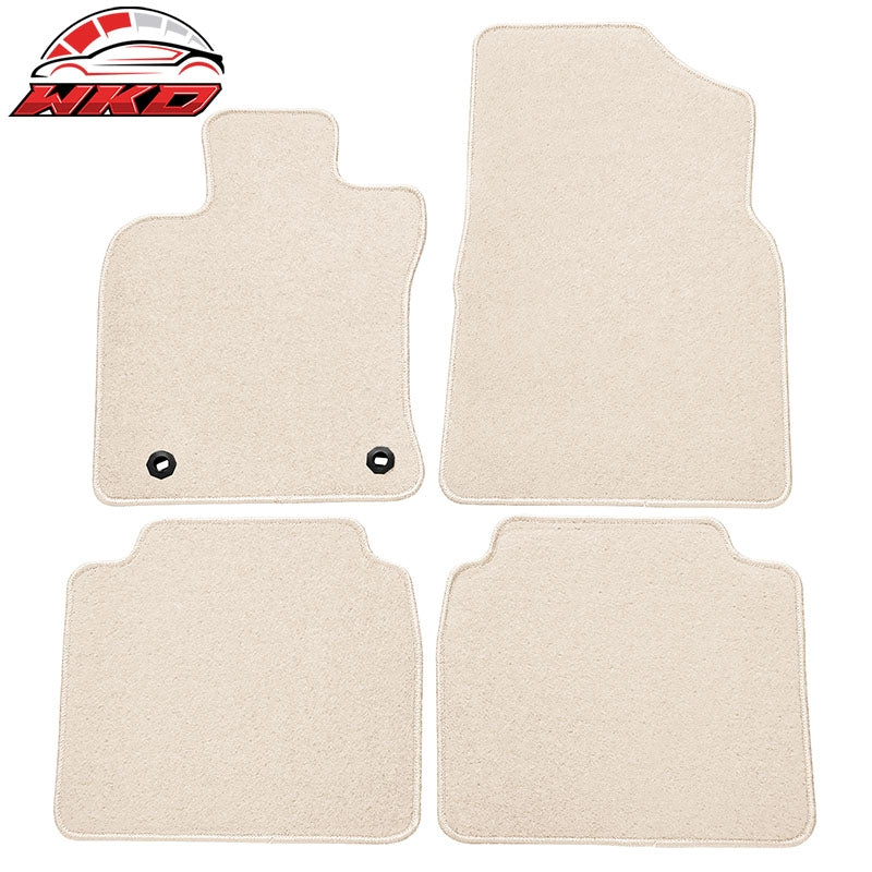 Wholesale 19-25 Lexus ES350 ES300h 4PC Front Rear Floor Mats Carpet Liner Beige Nylon - Wikond Auto
