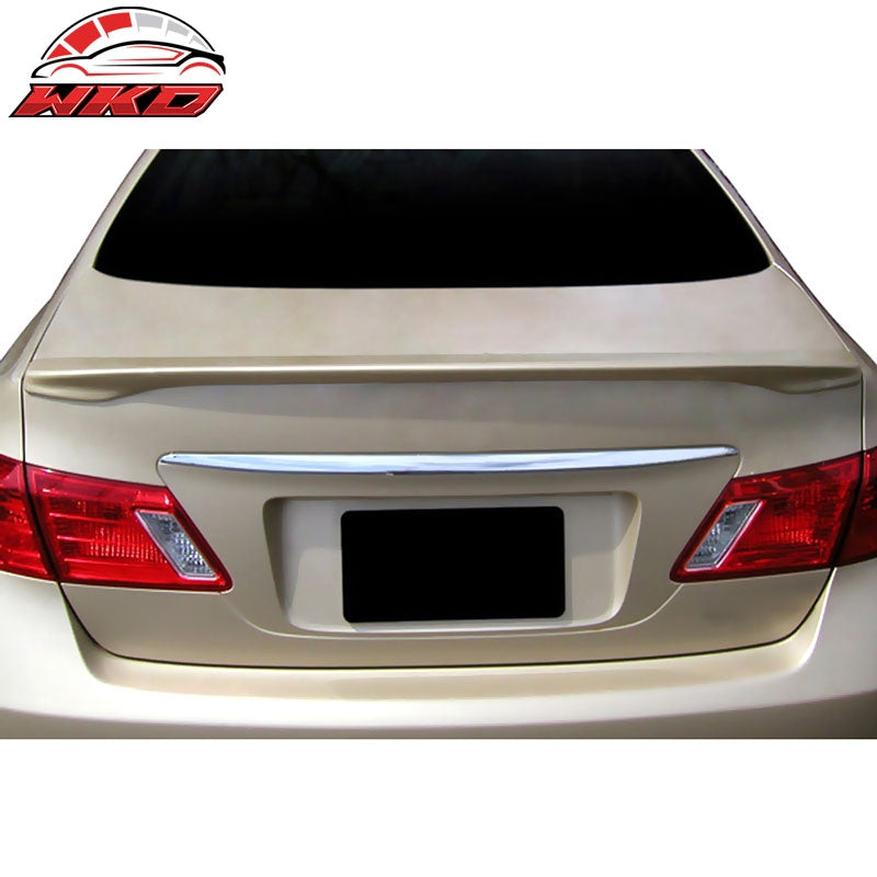 Fit 07-12 Lexus ES350 OE Factory Style Flush Mount Trunk Spoiler ABS Matte Black