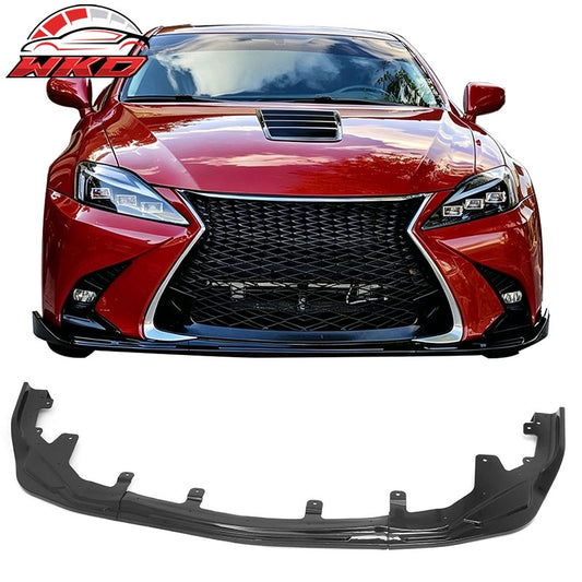 Wholesale 16-20 Lexus GS F Sport IKON Style 3PCS Front Bumper Lip Spoiler Gloss Black - Wikond Auto