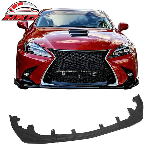 Wholesale 16-20 Lexus GS F Sport IKON Style 3PCS Front Bumper Lip Spoiler Matte Black - Wikond Auto