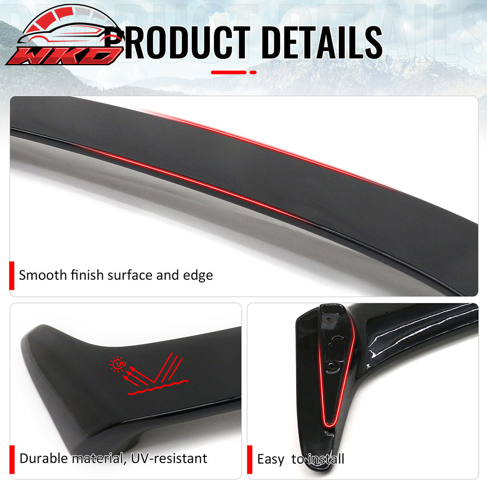 For 98-05 Lexus GS300 GS400 & 01-05 IS300 Trunk Spoiler W/LED Brake Gloss Black