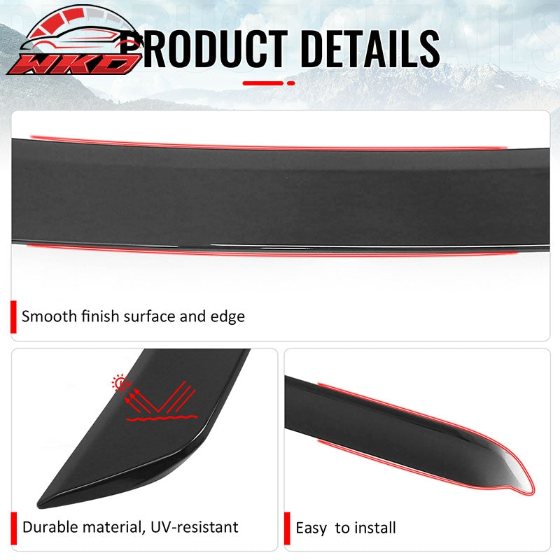 Fits 13-20 Lexus GS-Series L10 IKON Style Rear Trunk Spoiler Wing Gloss Black