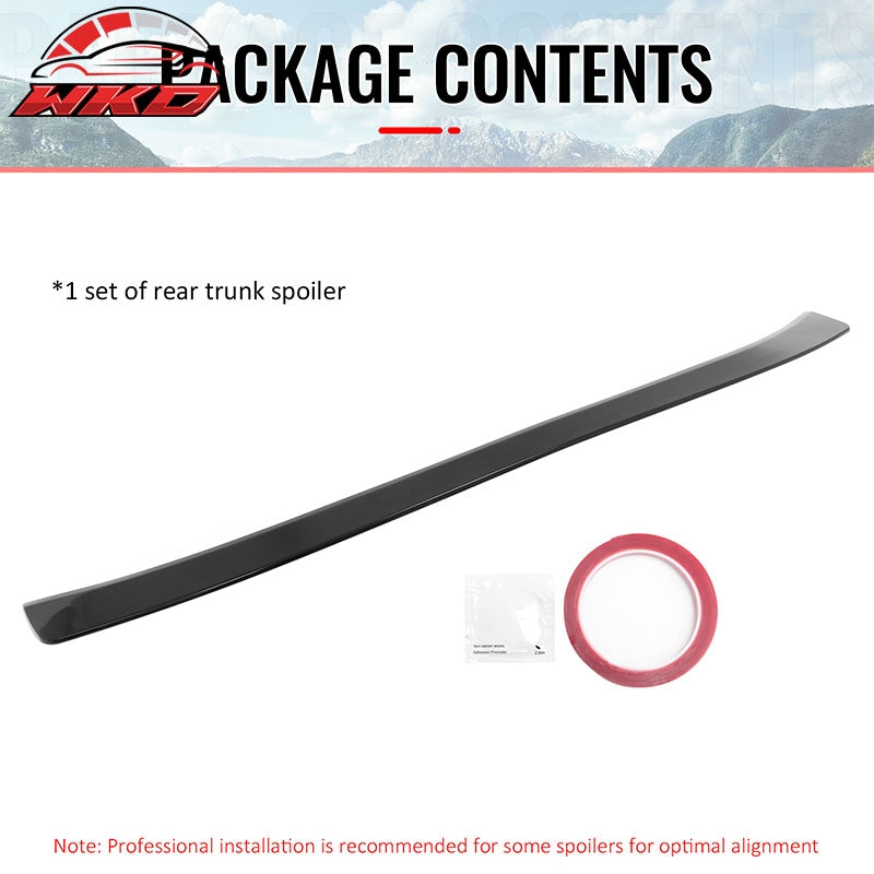 Fits 13-20 Lexus GS-Series L10 IKON Style Rear Trunk Spoiler Wing Gloss Black