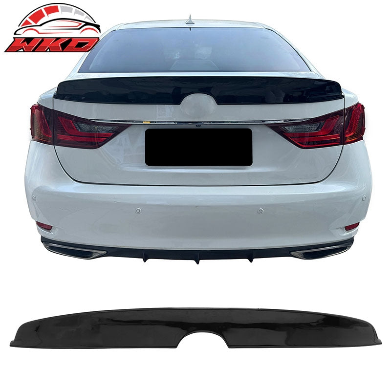 Wholesale 13-20 Lexus GS350 GS300 GS450h Duckbill Style Trunk Spoiler Gloss Black ABS