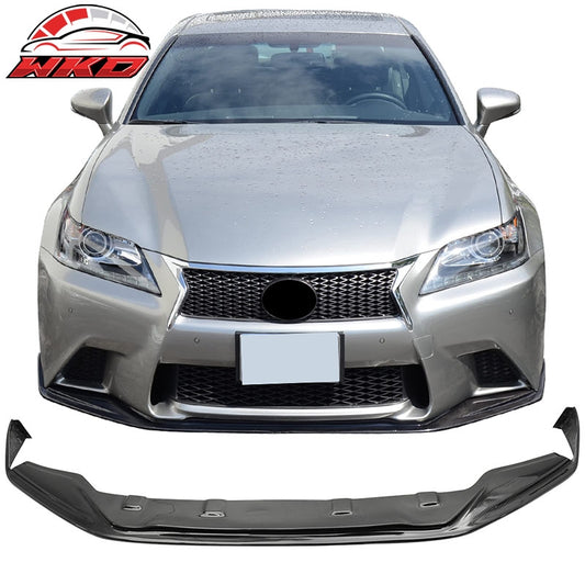 Wholesale 13-15 Lexus GS350 GS450 F Sport SK Style Front Bumper Lip Matte Carbon Fiber