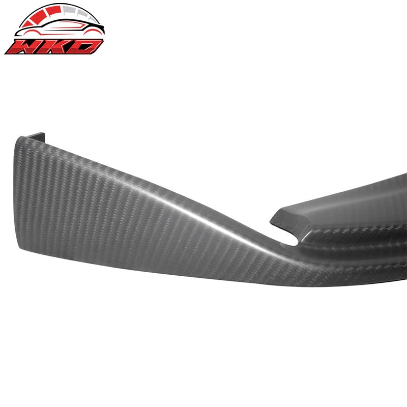 For 13-15 Lexus GS350 GS450 F Sport SK Style Front Bumper Lip Matte Carbon Fiber
