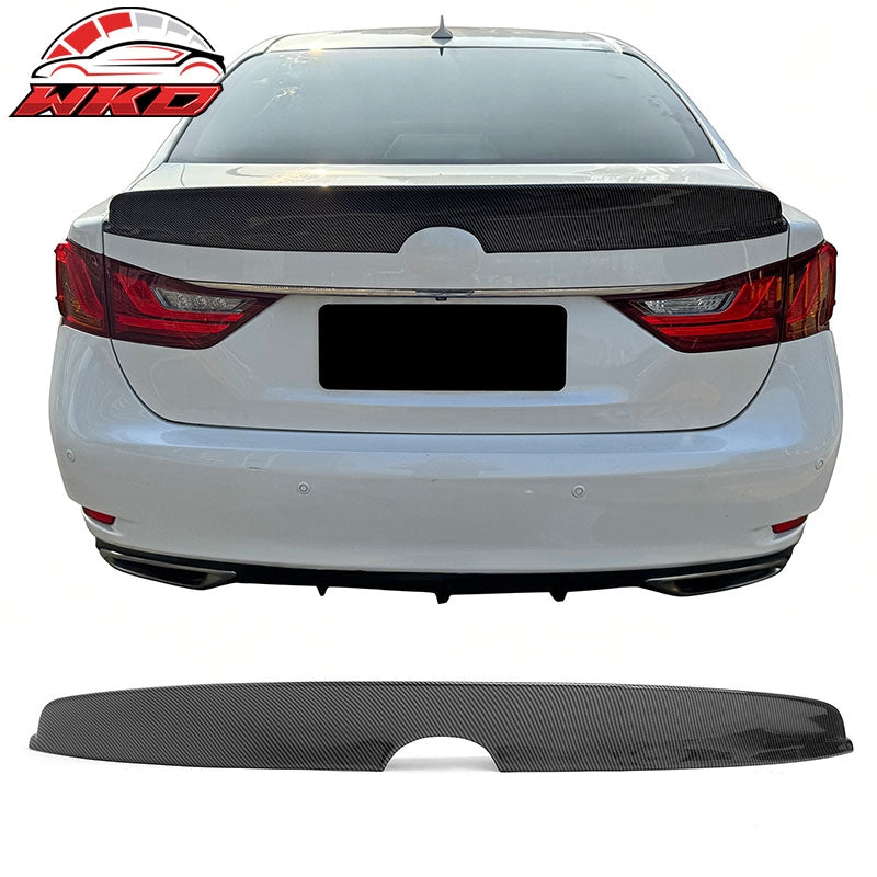 Wholesale For 13-20 Lexus GS350 GS450h Duckbill Style Trunk Spoiler Carbon Fiber Print ABS