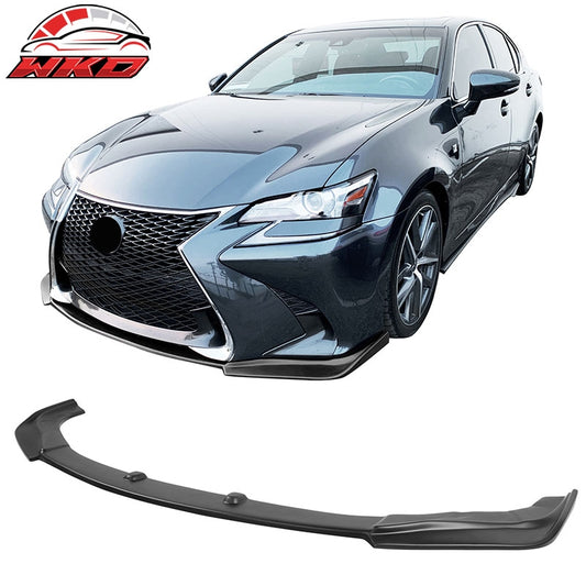 Wholesale 16-19 Lexus GS350 gs450h Style Front Bumper Lip Chin Spoiler Matte Black PP