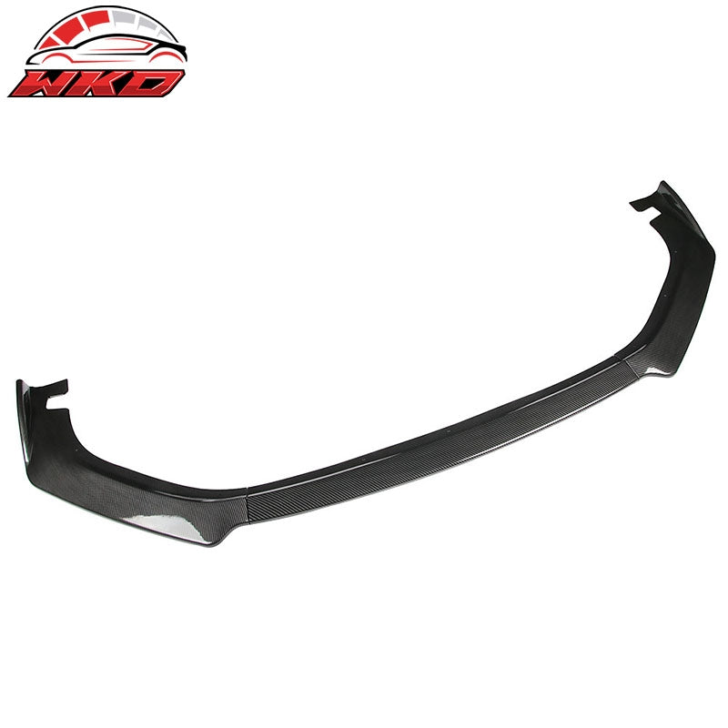 Fits 14-16 Lexus IS Base Front Bumper Lip Splitter 3PCS Carbon Fiber Print