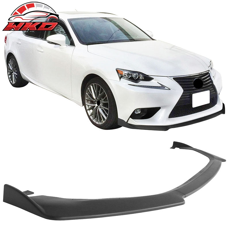 Wholesale 14-16 Lexus IS Base Front Bumper Lip Spoiler Splitter 3PCS Matte Black PP