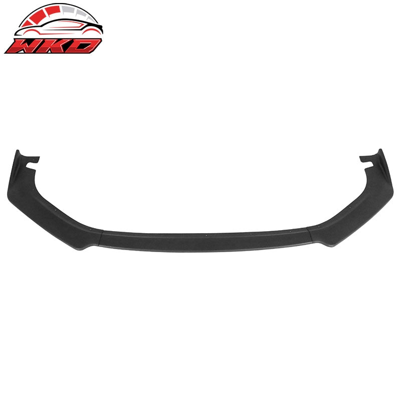 Fits 14-16 Lexus IS Base Front Bumper Lip Spoiler Splitter 3PCS Matte Black PP