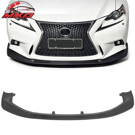 Wholesale 14-16 Lexus IS F Sport 4Dr IKON 3 Style 3PCS Front Bumper Lip Matte Black - Wikond Auto