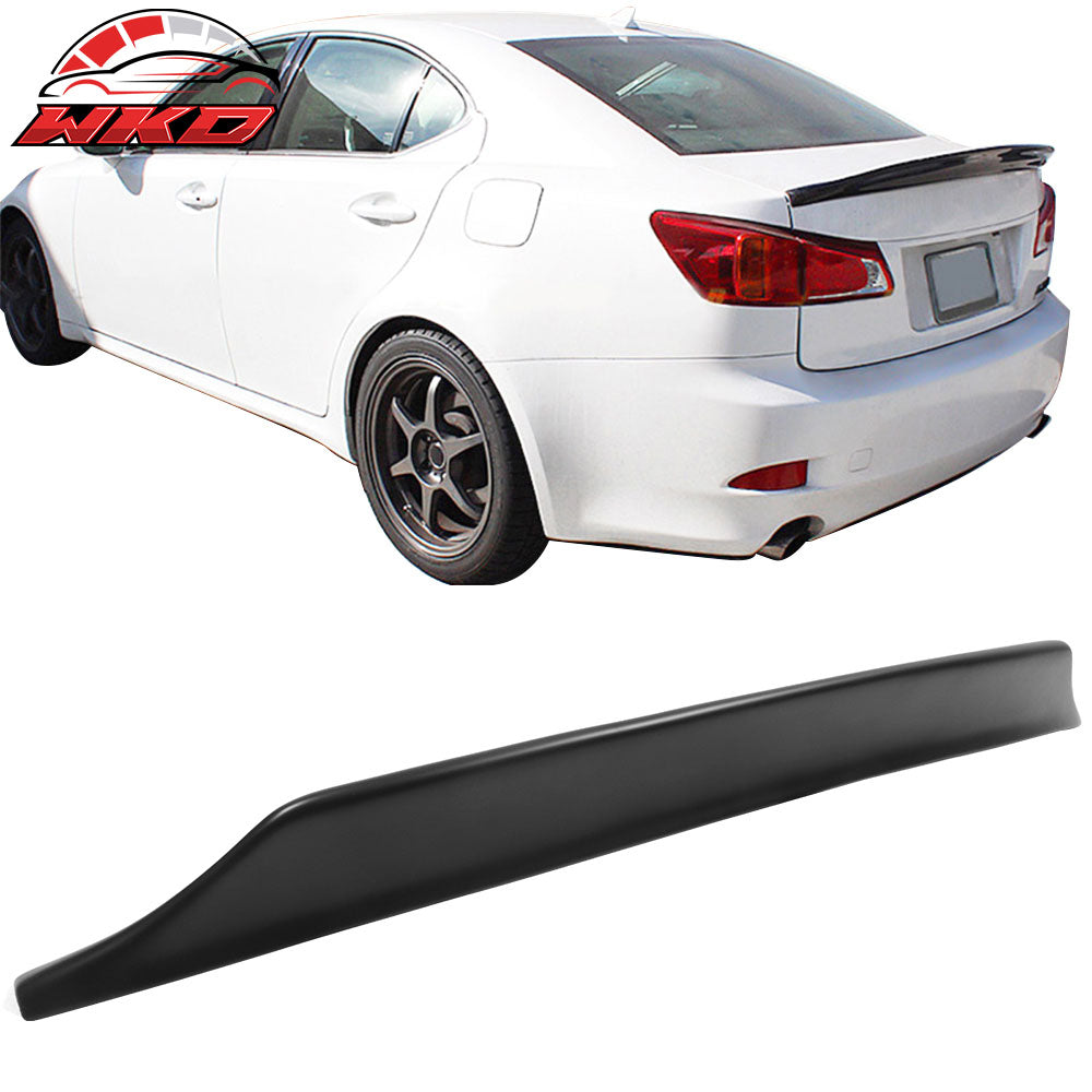 Fits 06-13 Lexus IS250 IS350 IS F V2 Style Duckbill Trunk Spoiler Unpainted PP