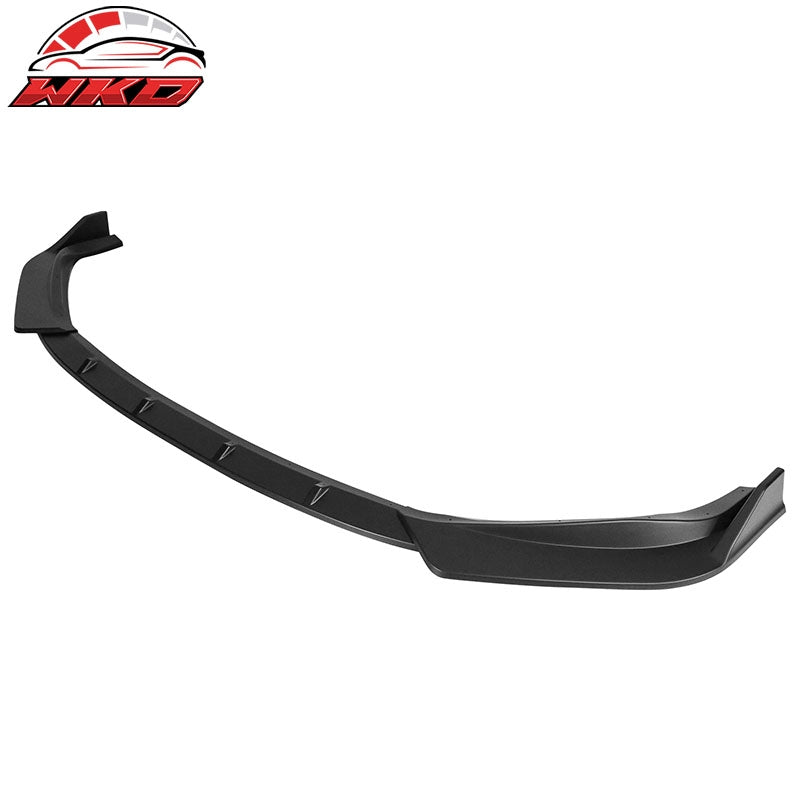 Fits 14-16 Lexus IS250 F Sport IKON Style 3PCS Front Bumper Lip Kit Matte Black