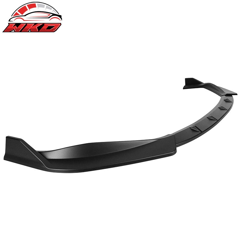 Fits 14-16 Lexus IS250 F Sport IKON Style 3PCS Front Bumper Lip Kit Matte Black