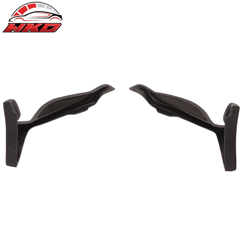 Fits 14-16 Lexus IS250 F Sport TRD Style Front Bumper Lip Splitters Winglets PU