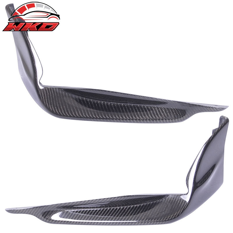 Fits 14-16 Lexus IS250 IS350 F Sport TRD Carbon Fiber Front Bumper Lip Splitters