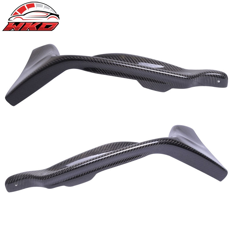 Fits 14-16 Lexus IS250 IS350 F Sport TRD Carbon Fiber Front Bumper Lip Splitters