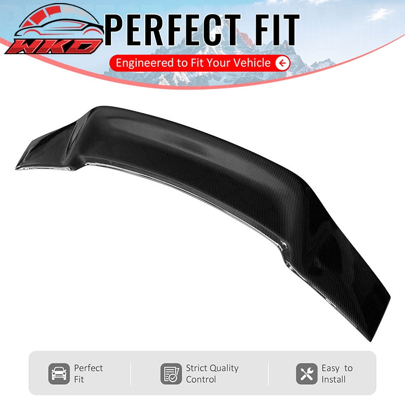 Fits 06-14 Lexus IS250 IS350 IS F 4DR Trunk Spoiler Carbon Fiber Print R Style