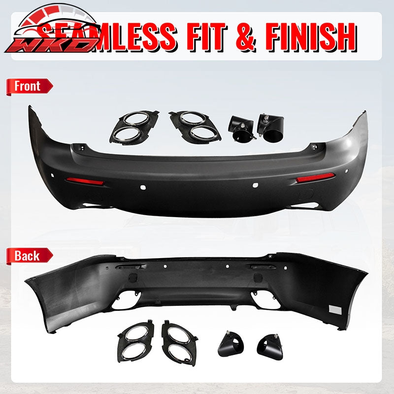 Wholesale 06-13 Lexus IS250 IS350 IS F Style Rear Bumper Cover W/Muffler Tip & Bezel - Wikond Auto