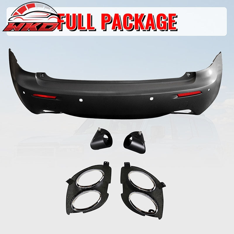 Wholesale 06-13 Lexus IS250 IS350 IS F Style Rear Bumper Cover W/Muffler Tip & Bezel - Wikond Auto