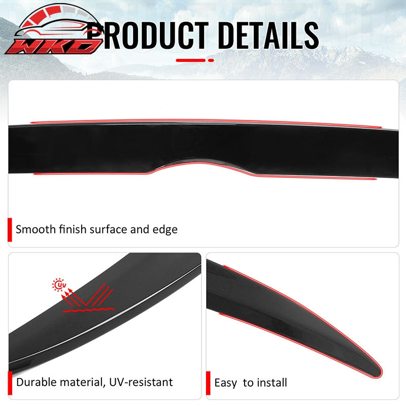 Fits 06-13 Lexus IS250 IS350 IS F Sedan OE Style Rear Trunk Spoiler Gloss Black