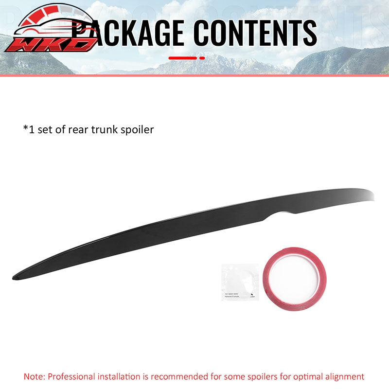 Fits 06-13 Lexus IS250 IS350 IS F Sedan OE Style Rear Trunk Spoiler Gloss Black