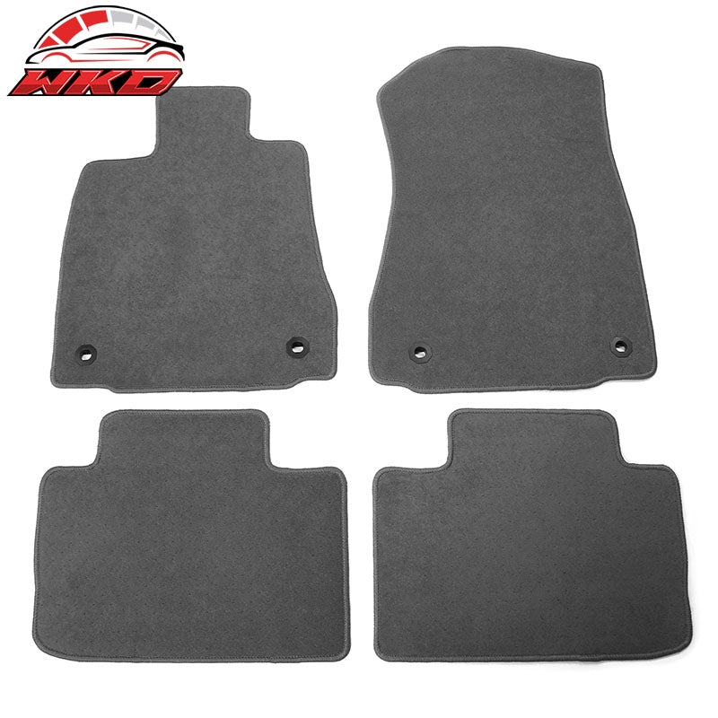 Wholesale 14-26 Lexus IS250 IS350 RWD Nylon Floor Mats Liner Gray Front Rear Carpet