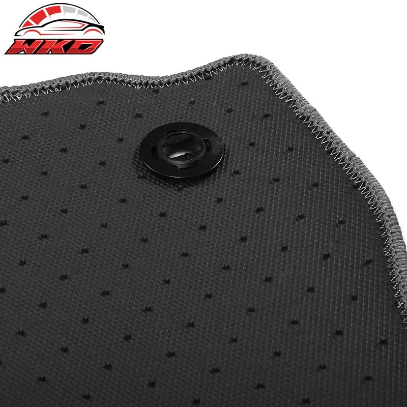 For 14-26 Lexus IS250 IS350 RWD Nylon Floor Mats Liner Gray Front Rear Carpet