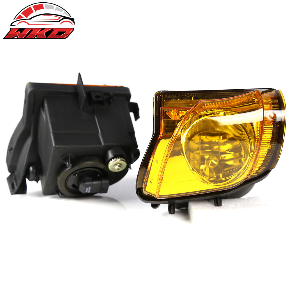 Fits 06-10 Lexus IS250 IS350 Sedan 4Dr 2PCS Front Fog Lights Amber/Yellow Lamp