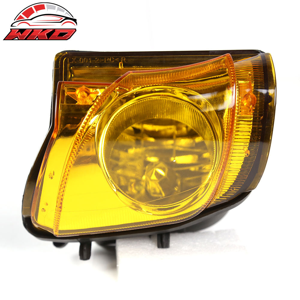 Fits 06-10 Lexus IS250 IS350 Sedan 4Dr 2PCS Front Fog Lights Amber/Yellow Lamp