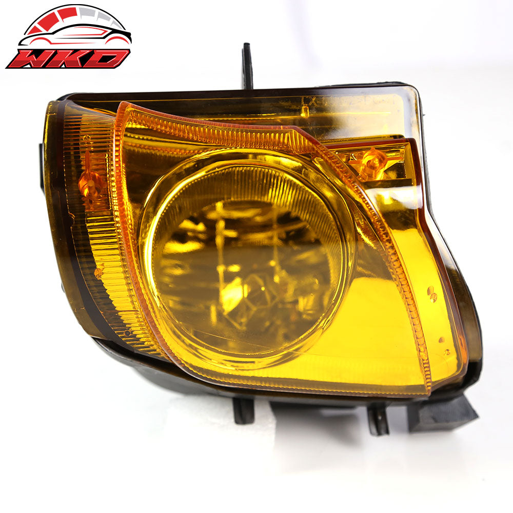Fits 06-10 Lexus IS250 IS350 Sedan 4Dr 2PCS Front Fog Lights Amber/Yellow Lamp
