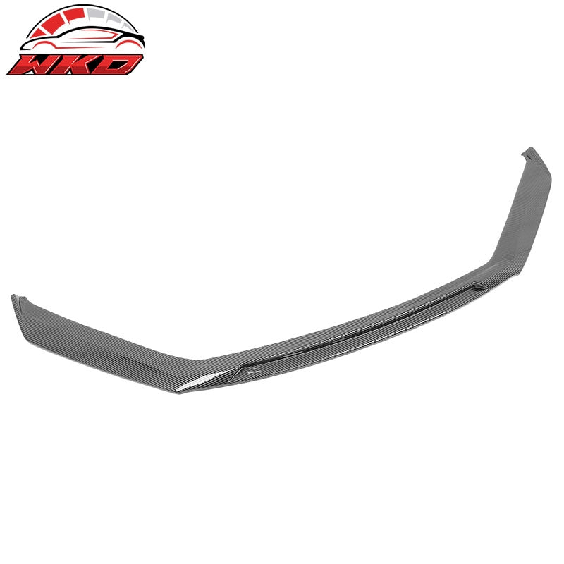 Fits 21-25 Lexus IS300 ABS IKON Front Bumper Lip Carbon Fiber Print Chin Spoiler