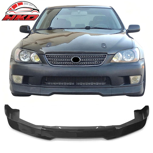 Wholesale 01-05 Lexus IS300 GR Style Front Bumper Lip Spoiler Gloss Black PP 3PCS Set - Wikond Auto