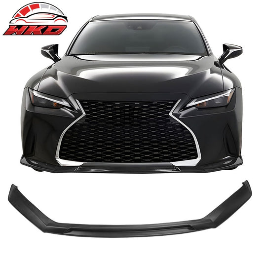 Wholesale 21-25 Lexus IS300 IKON Front Bumper Lip Matte Black Chin Spoiler Splitter