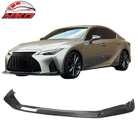 Wholesale 21-25 Lexus IS350 F Sport IKON ABS Front Bumper Lip Carbon Fiber Print