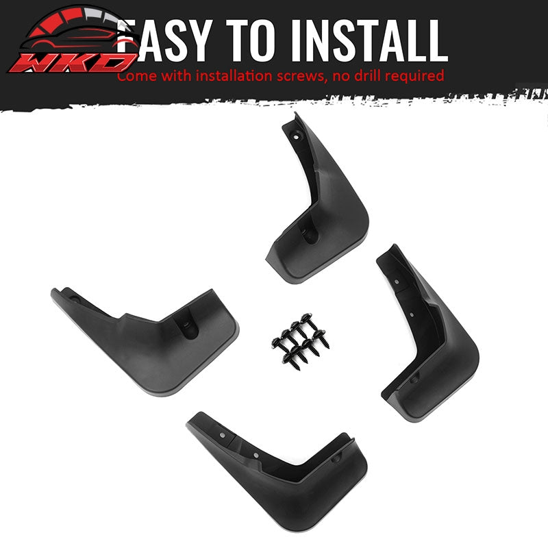 Fits 15-17 Lexus NX200t NX300h Front & Rear Fender Mud Flaps Splash Guards PP