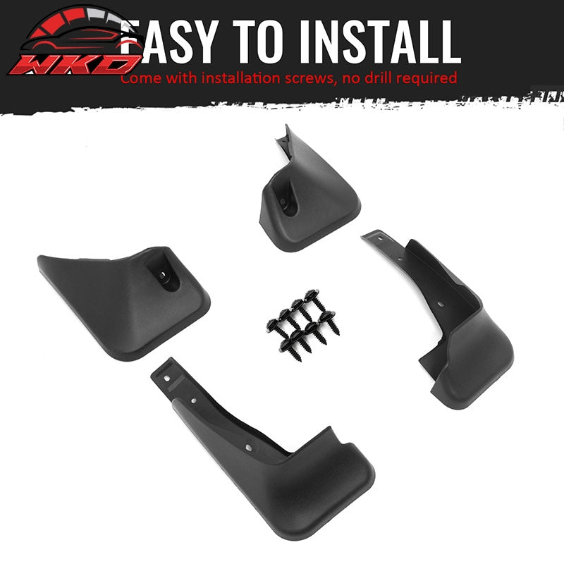 Wholesale 18-21 Lexus NX300 Non-Hybrid Front & Rear Fender Mud Flaps Splash Guards PP - Wikond Auto