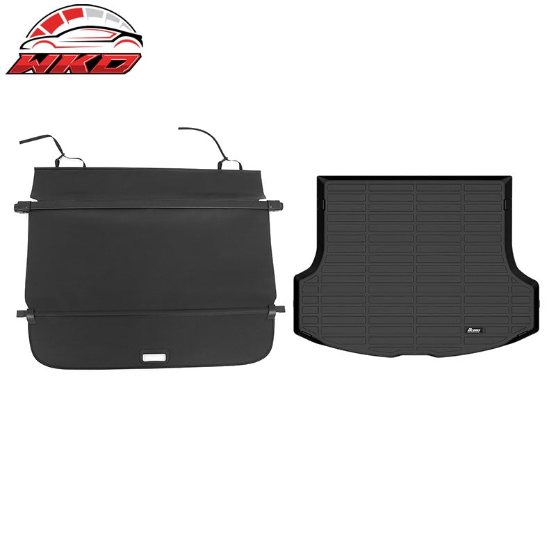 Wholesale 23-26 Lexus RX350 RX350h RX500h TPE Trunk Mat Cargo Liner Pad + Cargo Cover - Wikond Auto