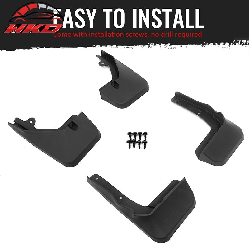 Fits 16-19 Lexus RX350 RX450h Front & Rear Fender Mud Flaps Splash Guards PP