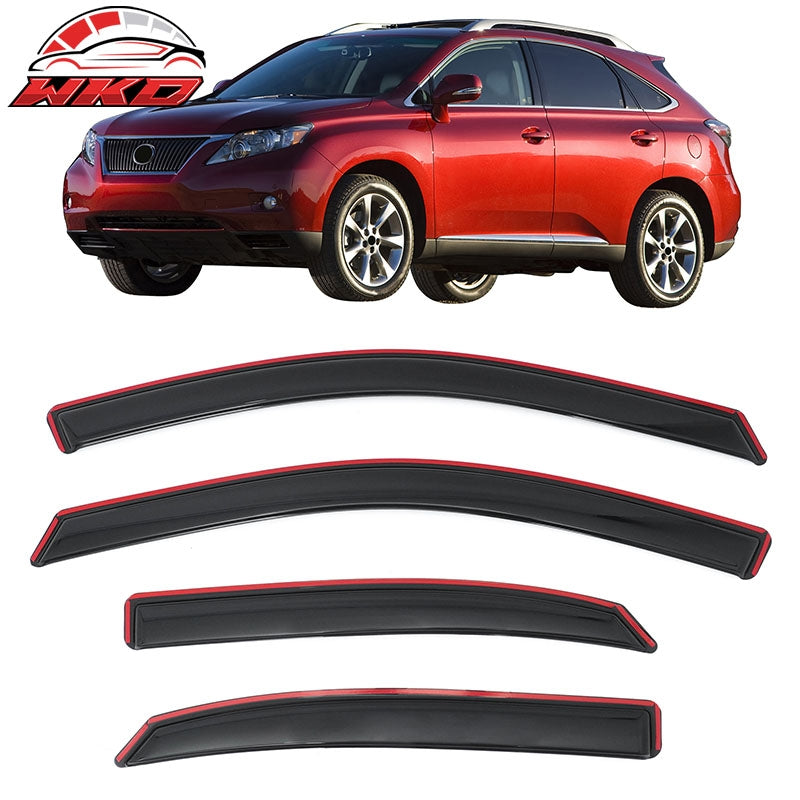 Wholesale 10-15 Lexus RX350/RX450h Window Visors In Channel Sun Rain Guard Deflector - Wikond Auto
