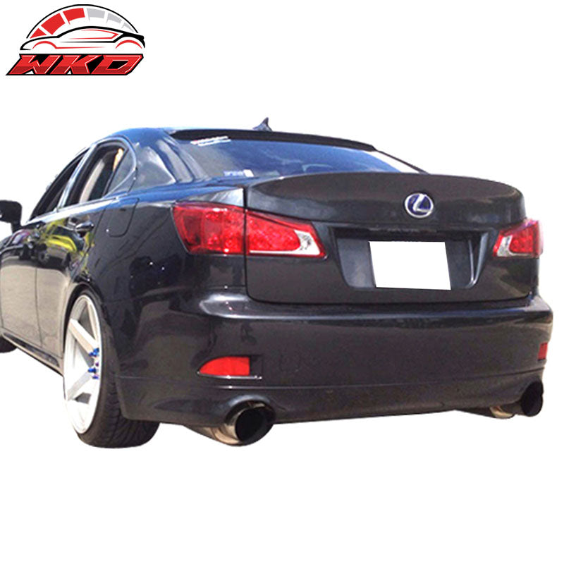 Fits 06-13 Lexus IS250 IS350 Sedan WD Style CF Carbon Fiber Rear Trunk Spoiler