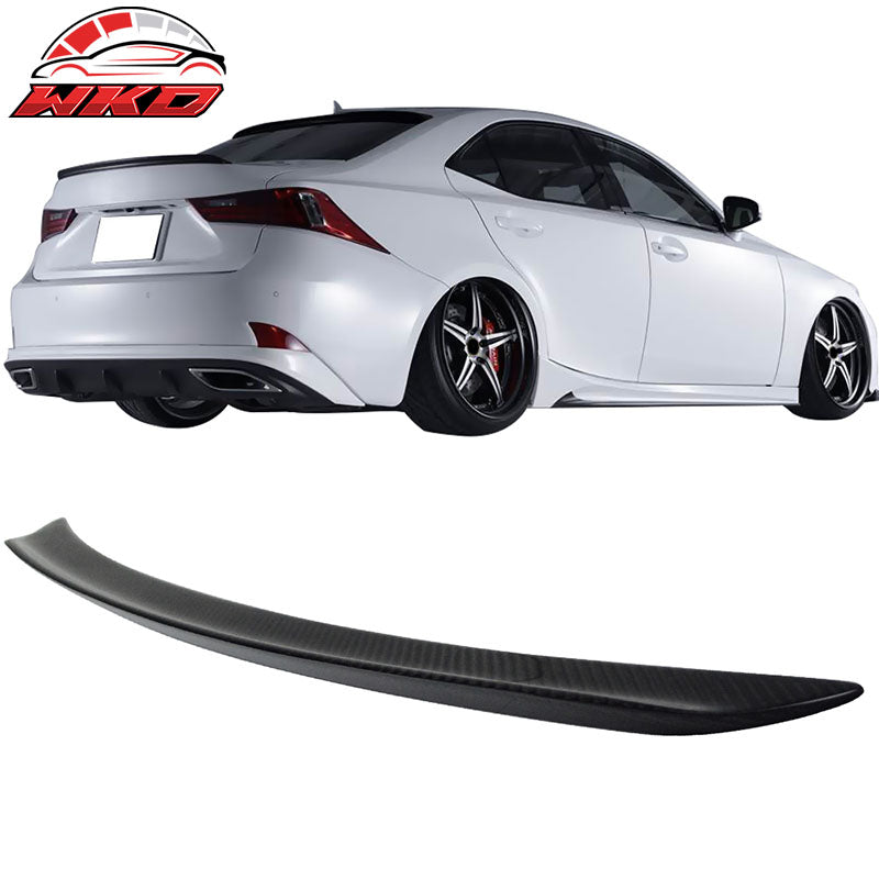 Wholesale 14-20 Lexus IS250 IS300 Sedan B Style Rear Trunk Spoiler Carbon Fiber CF - Wikond Auto