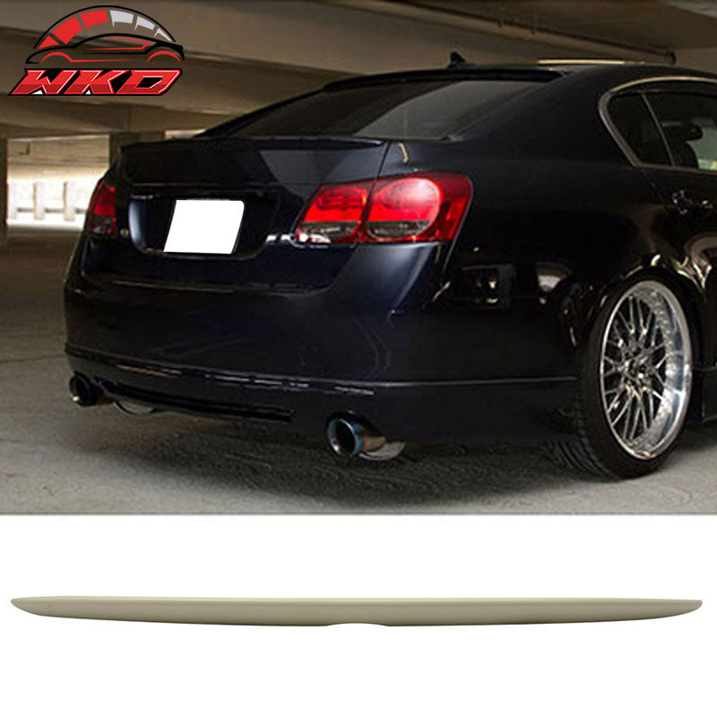 Fits 06-12 Lexus GS300 GS350 GS430 OE Style Rear Trunk Spoiler Wing Unpainted