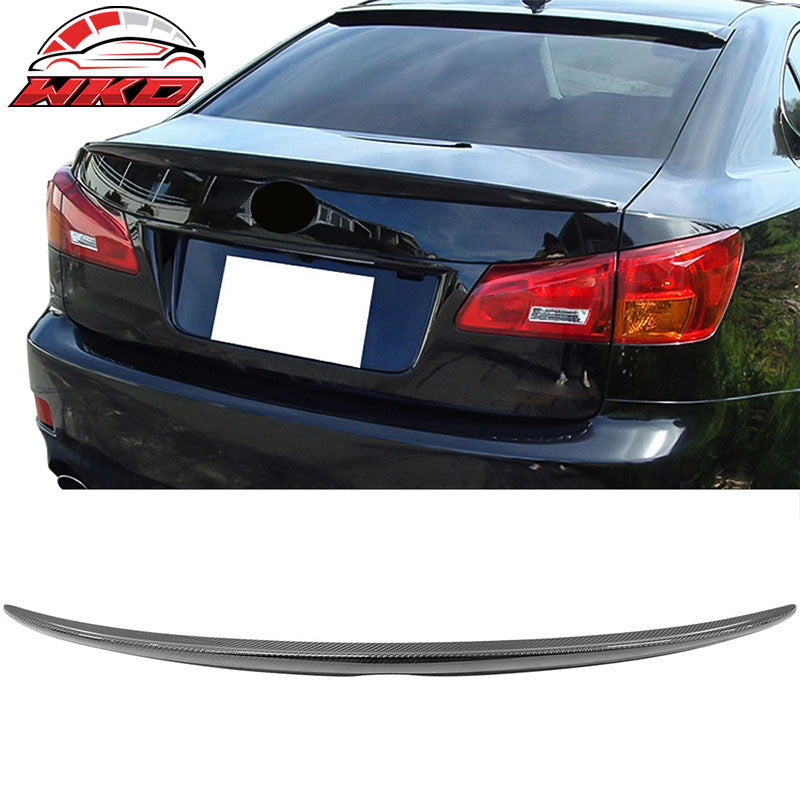Wholesale 06-13 IS250 IS350 Sedan OE Style Rear Trunk Spoiler Wing Matte Carbon Fiber