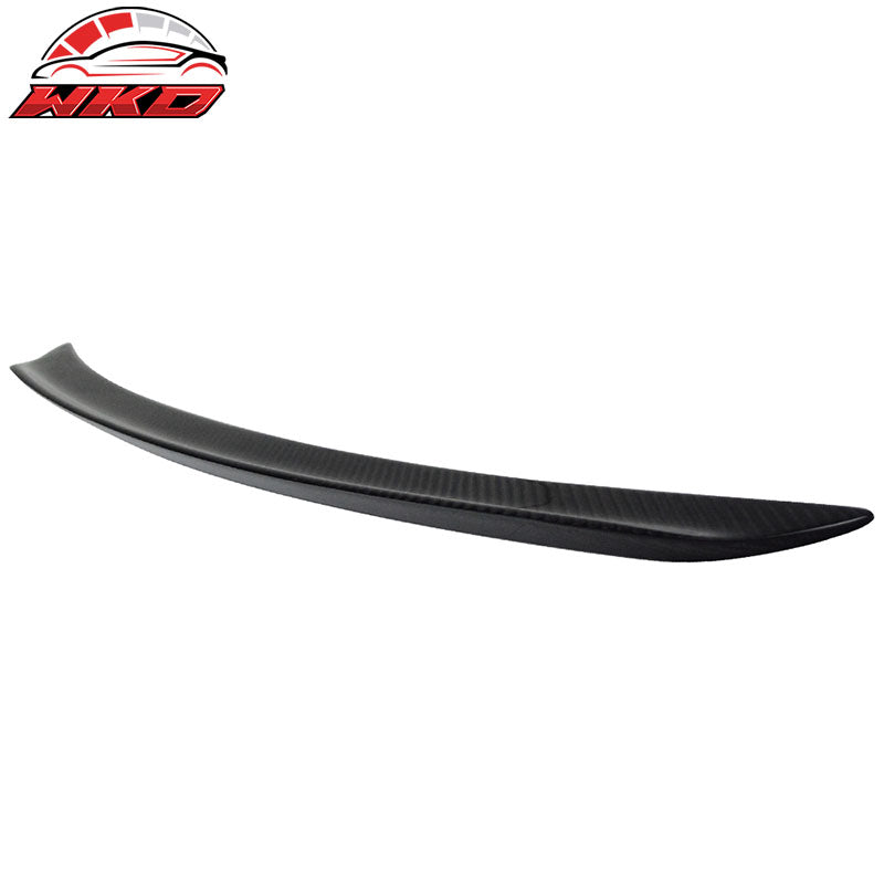 Fits 14-20 IS200t IS250 IS300 IS350 4DR B Style Matte Carbon Fiber Trunk Spoiler