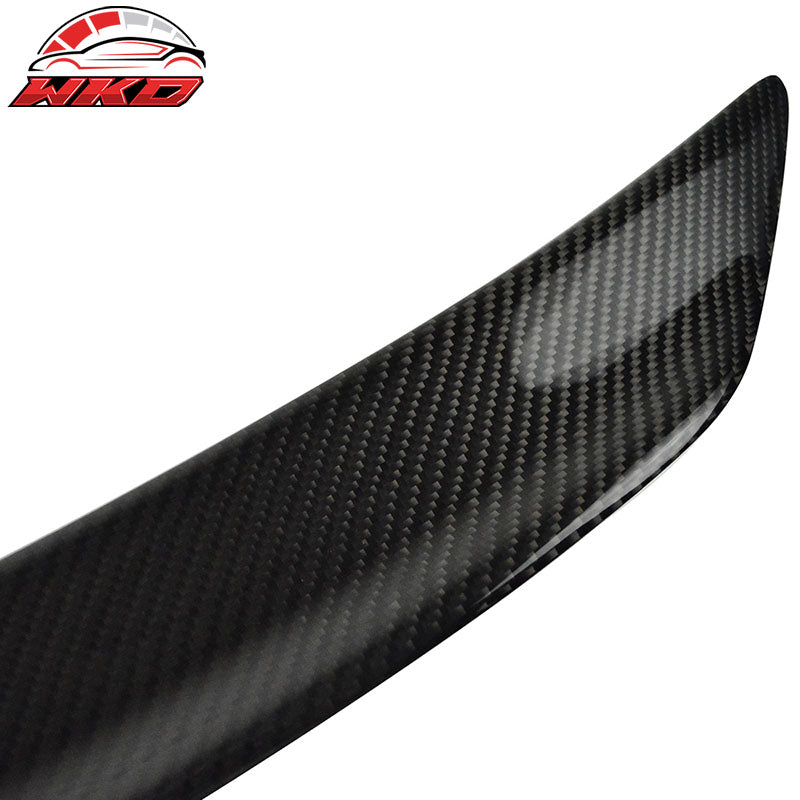 Fits 14-20 IS200t IS250 IS300 IS350 4DR B Style Matte Carbon Fiber Trunk Spoiler
