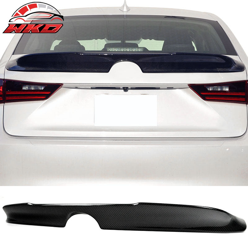 Fits 14-20 Lexus IS250 XE30 Trunk Spoiler Wing - Matte Carbon Fiber